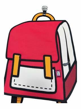 Jump from paper  brand backpack in red